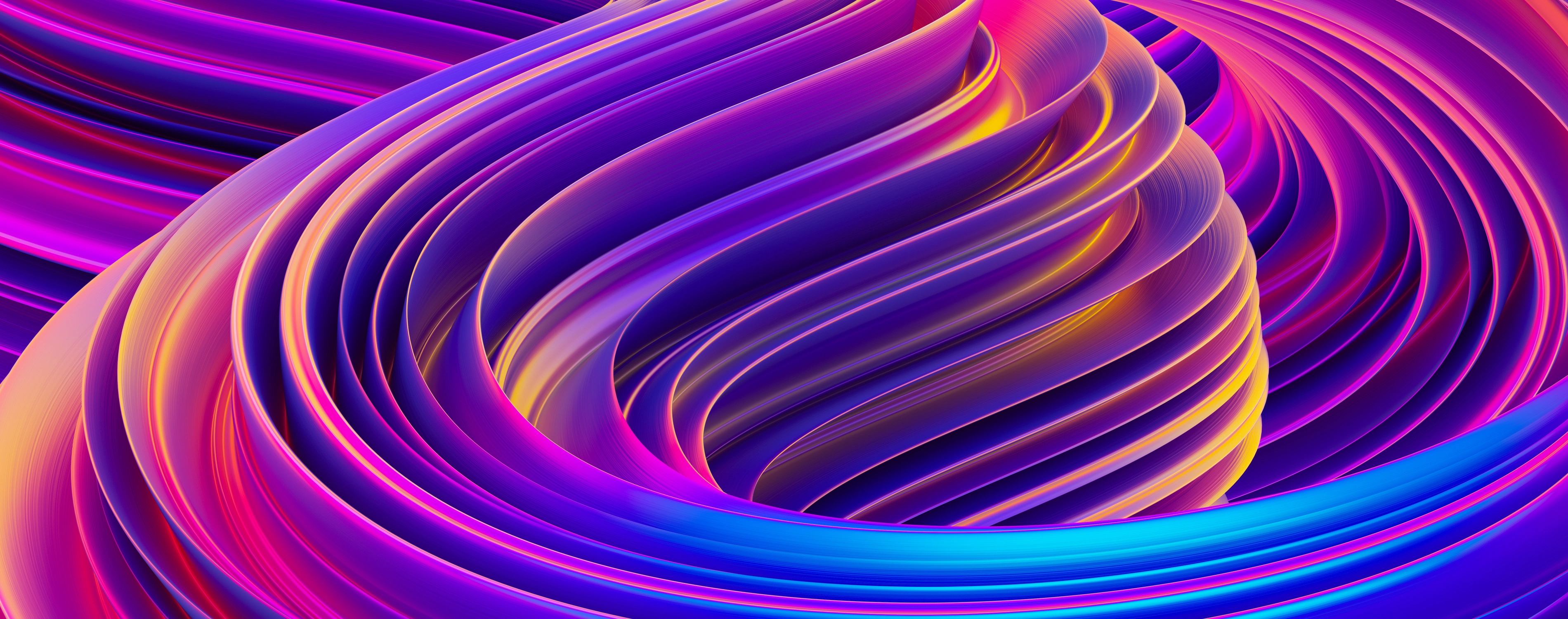 Liquid shapes abstract holographic 3D wavy background