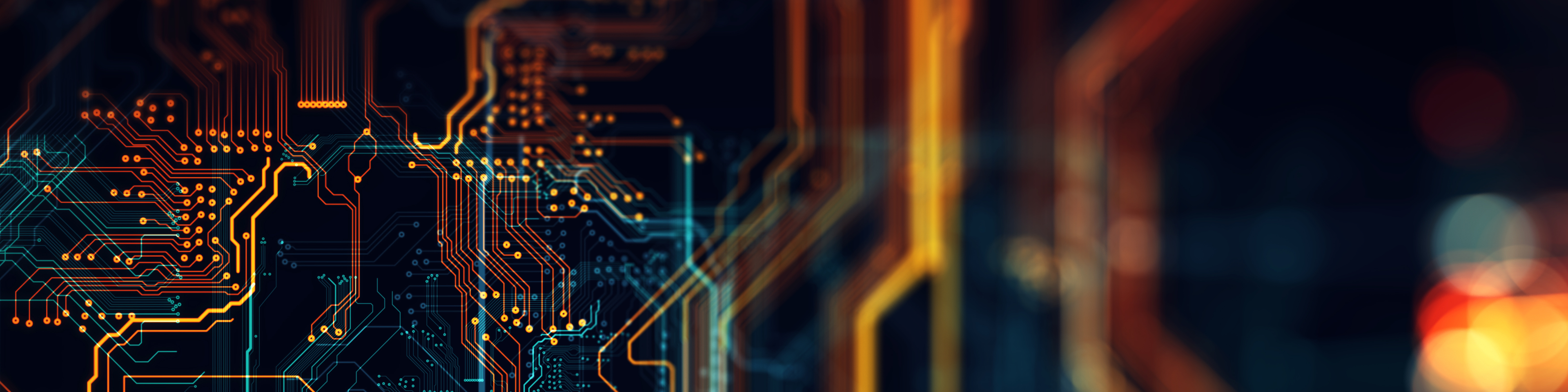Printed circuit board in the server executes the data