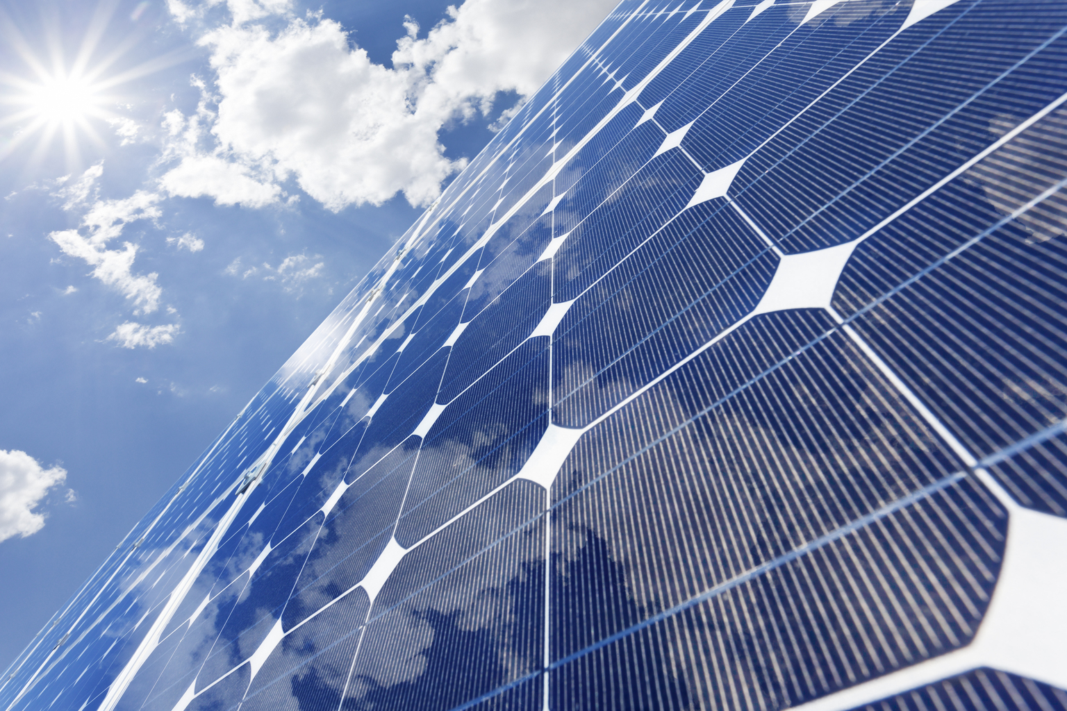 Solar panels. sunlight city building shot