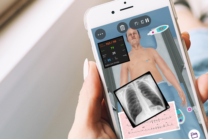Medical students get ready to diagnose and treat patients with realistic 3D virtual simulation