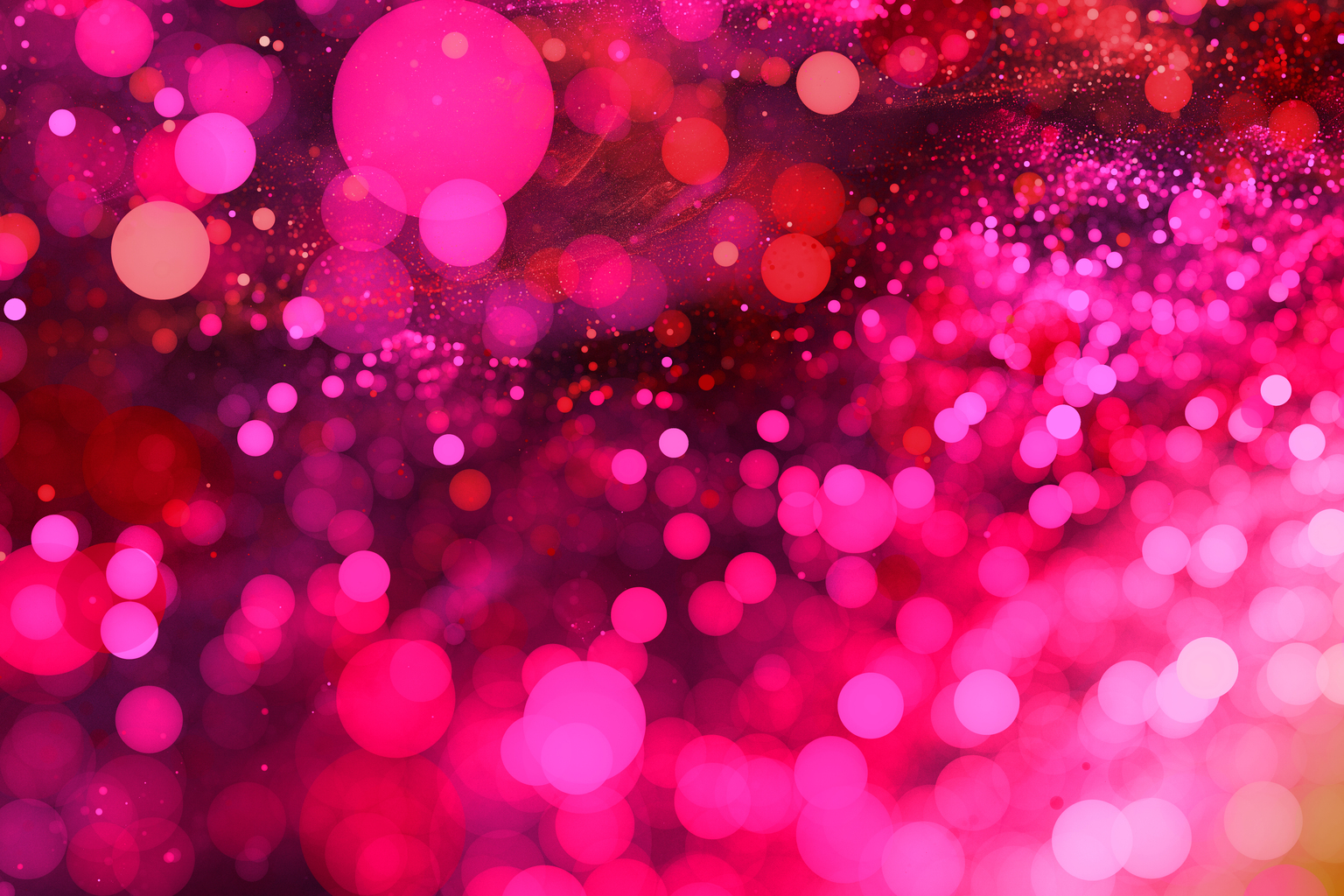 Abstract pink bokeh sparkling spray circle